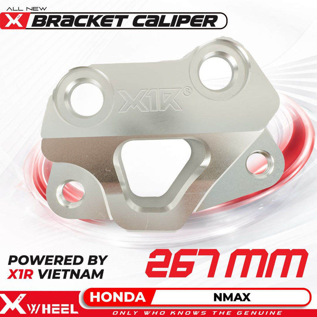 X-WHEEL Bracket Caliper 4 Piston CNC NMAX/AEROX 267MM