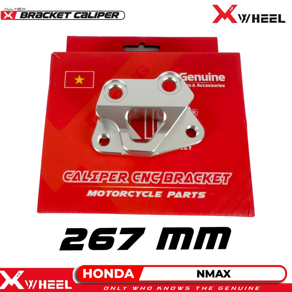 X-WHEEL Bracket Caliper 4 Piston CNC NMAX/AEROX 267MM