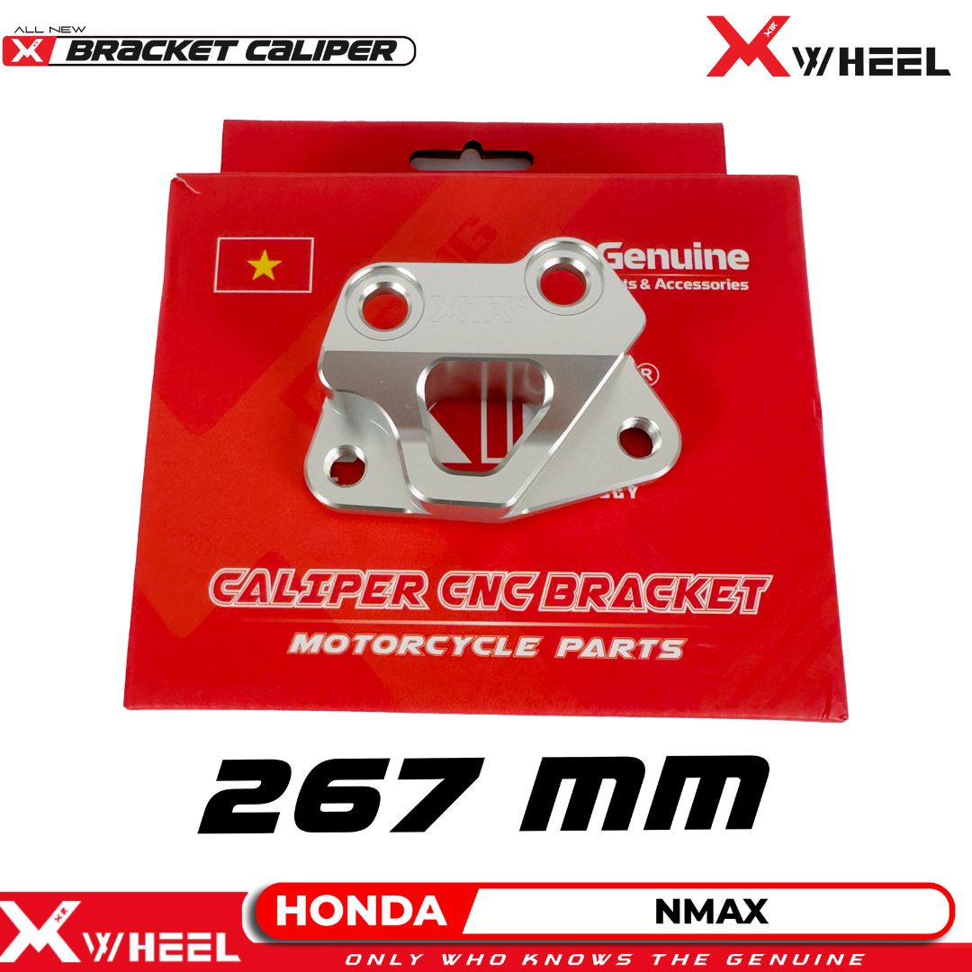 X-WHEEL Bracket Caliper 4 Piston CNC NMAX/AEROX 267MM