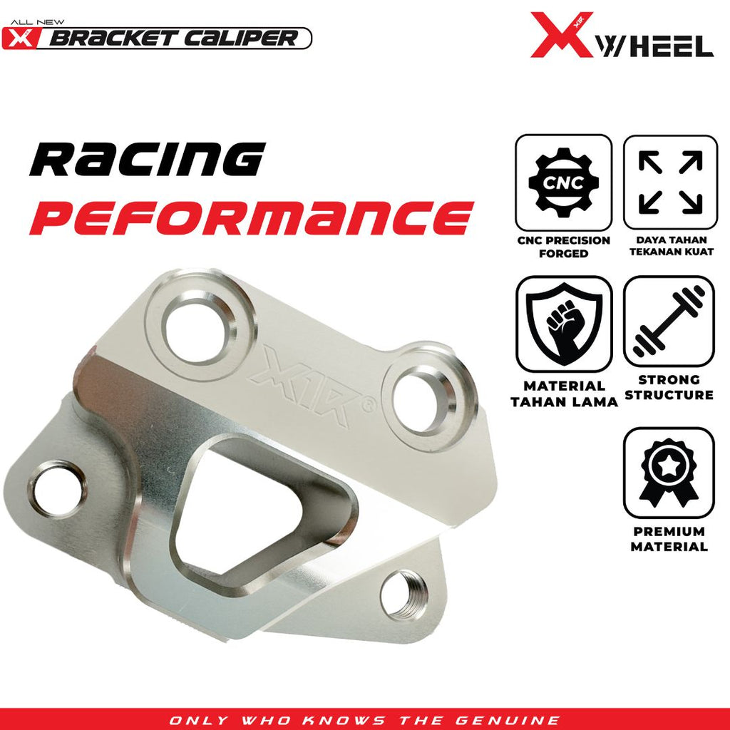 X-WHEEL Bracket Caliper 4 Piston CNC NMAX/AEROX 267MM