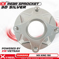 X-WHEEL Rear Sprocket Hub CNC 3D MXKING 150 SILVER 4H