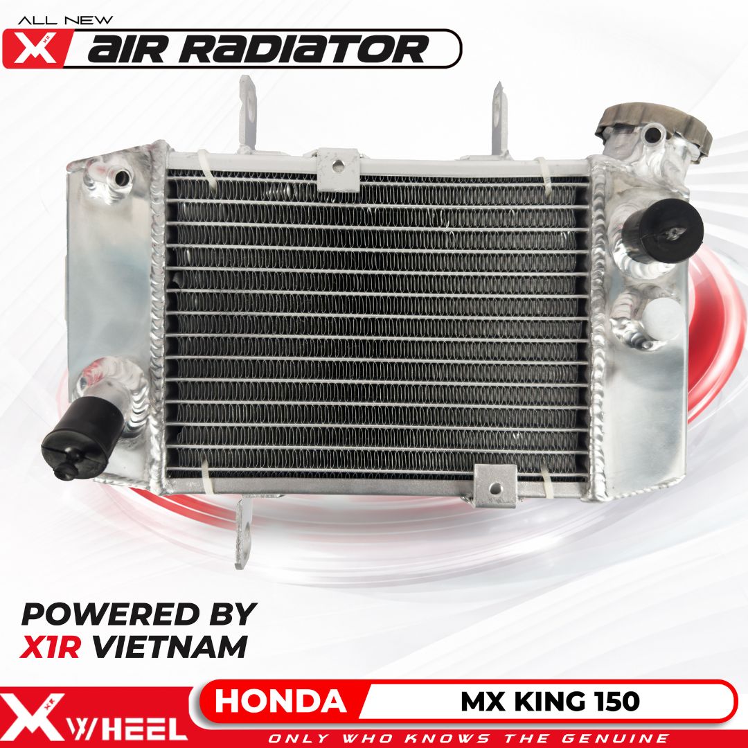 X-WHEEL Racing Radiator Full Aluminium MX KING 150 Titanium Blue