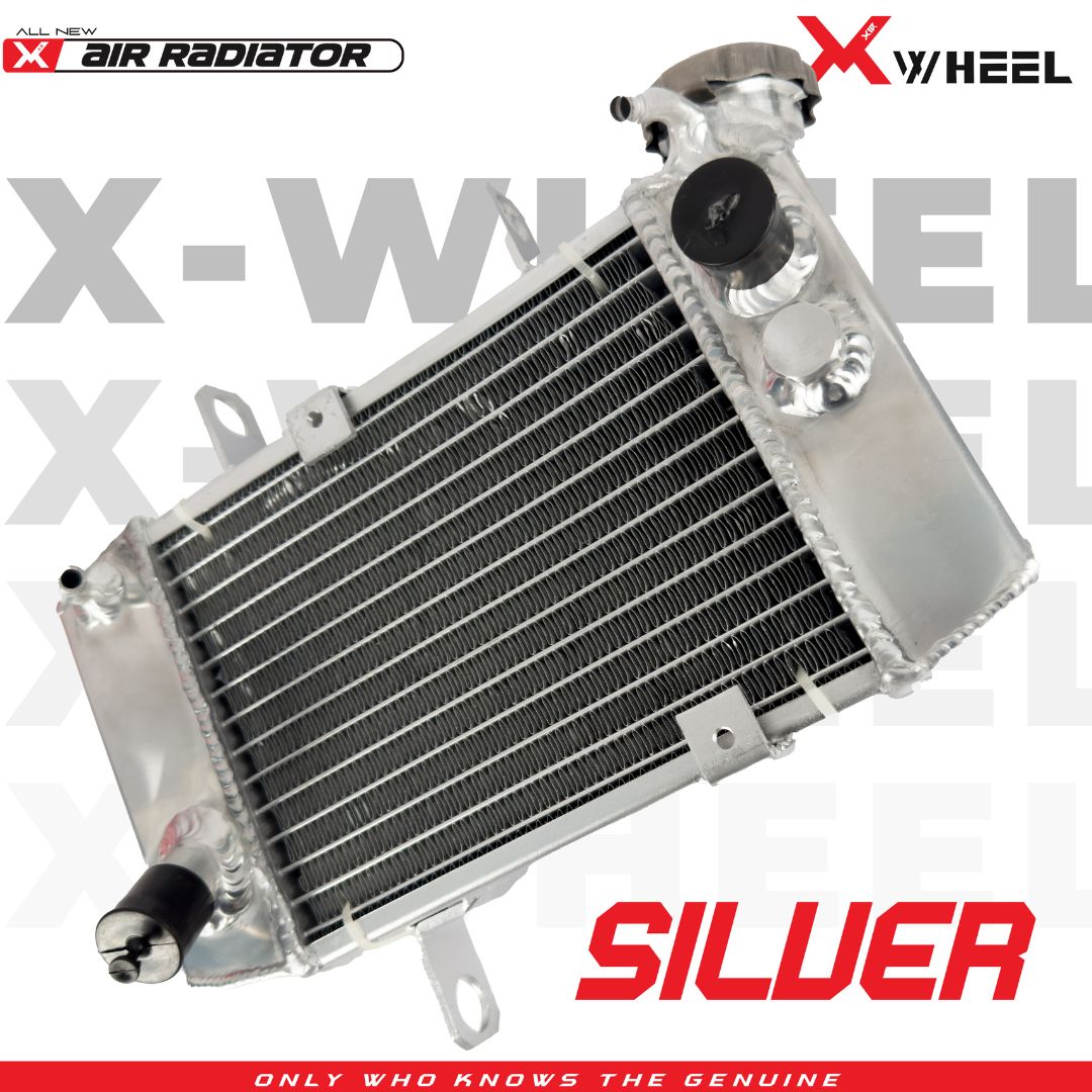 X-WHEEL Racing Radiator Full Aluminium MX KING 150 Titanium Blue