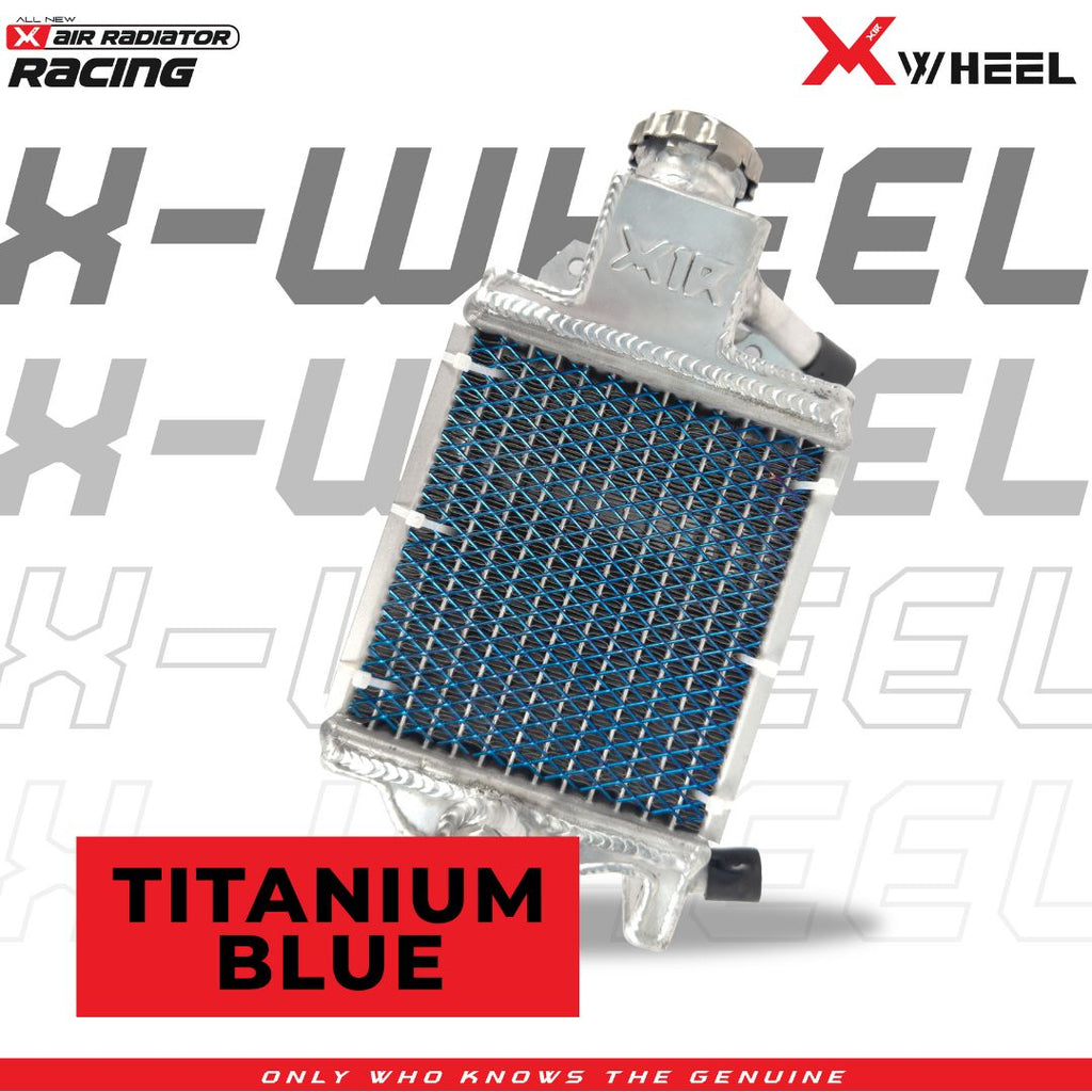 X-WHEEL Racing Radiator Full Aluminium Vario 150 Titanium Blue