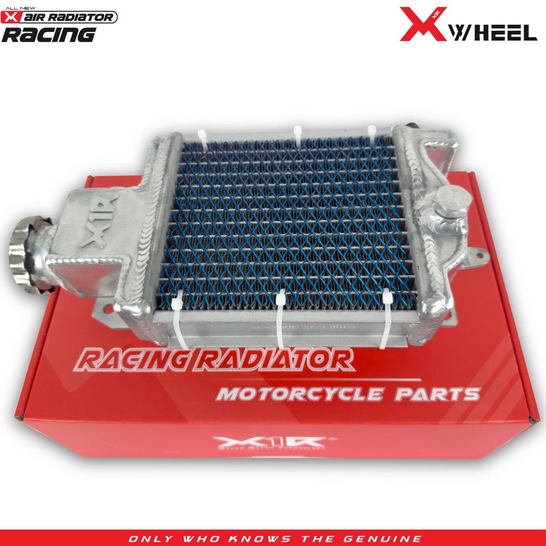 X-WHEEL Racing Radiator Full Aluminium Vario 150 Titanium Blue