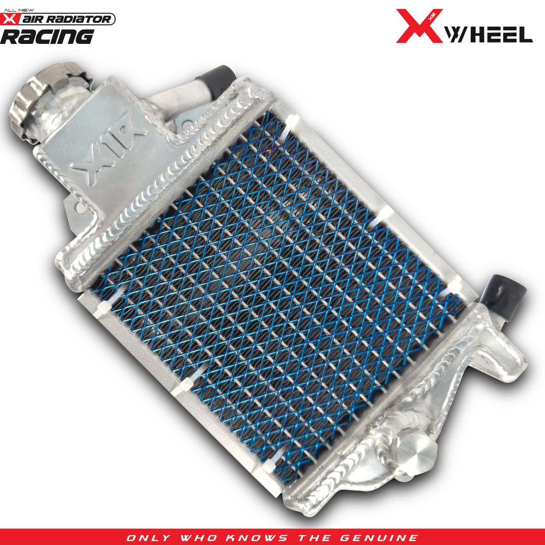 X-WHEEL Racing Radiator Full Aluminium Vario 150 Titanium Blue