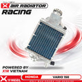 X-WHEEL Racing Radiator Full Aluminium Vario 150 Titanium Blue