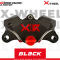X-WHEEL Brake Caliper 2 Piston All Type Black/Silver