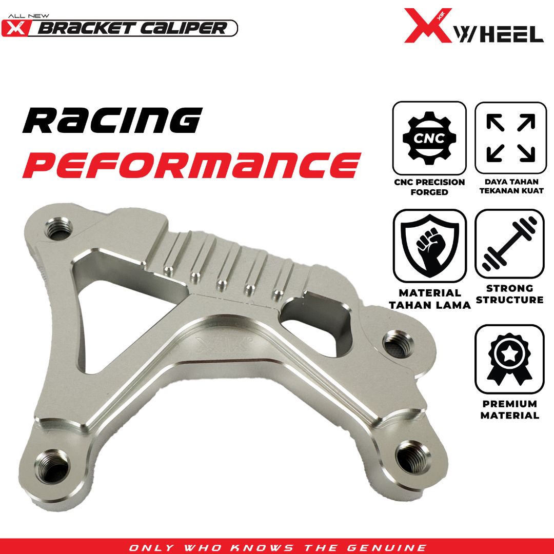 X-WHEEL Bracket Caliper 2 Piston CNC Vario 220MM