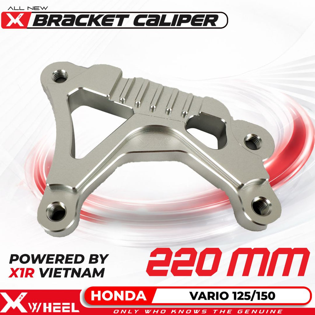X-WHEEL Bracket Caliper 2 Piston CNC Vario 220MM