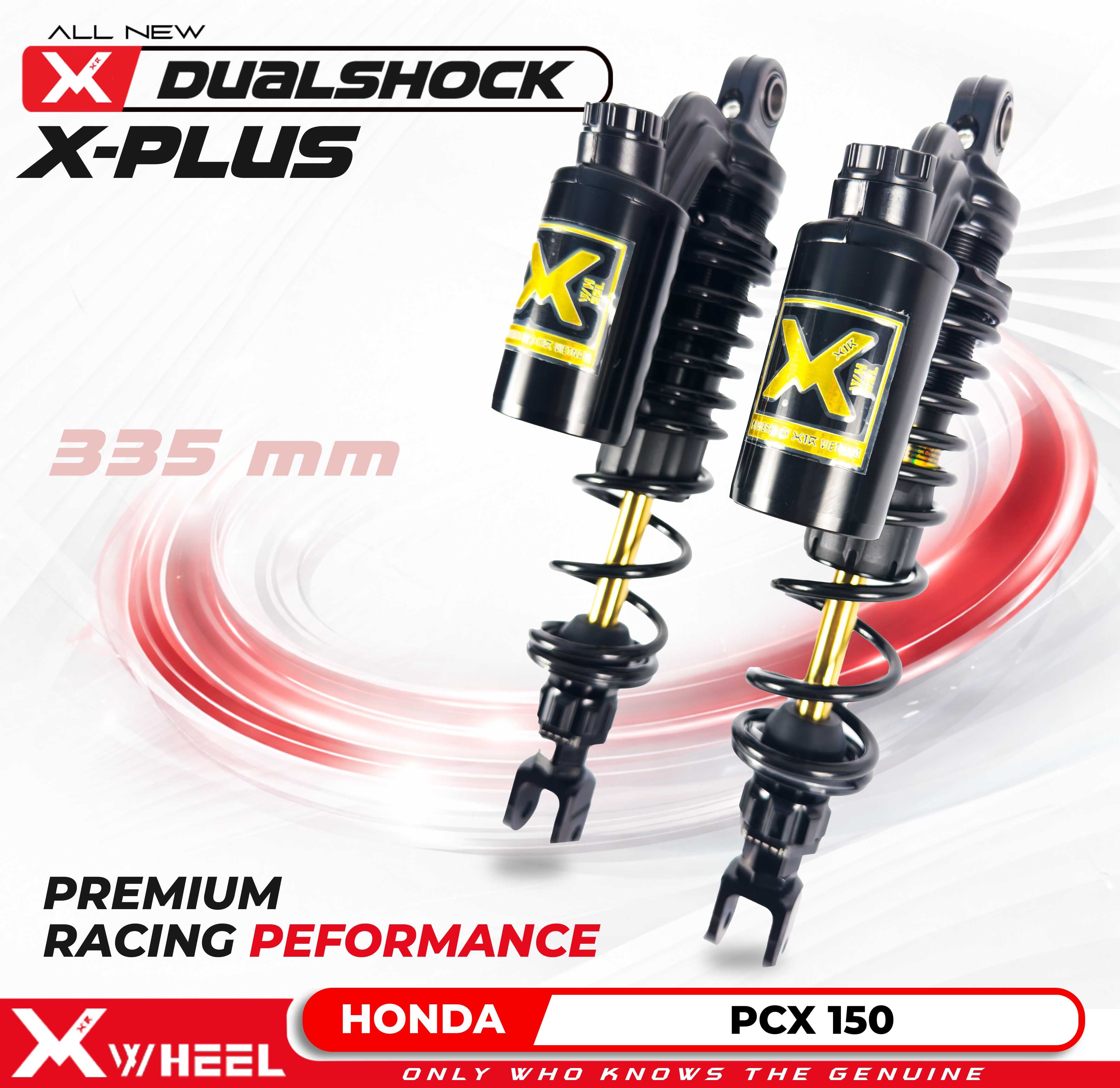 X-WHEEL Shock Breaker Dual O-Series X-Plus PCX 335MM Black Gold