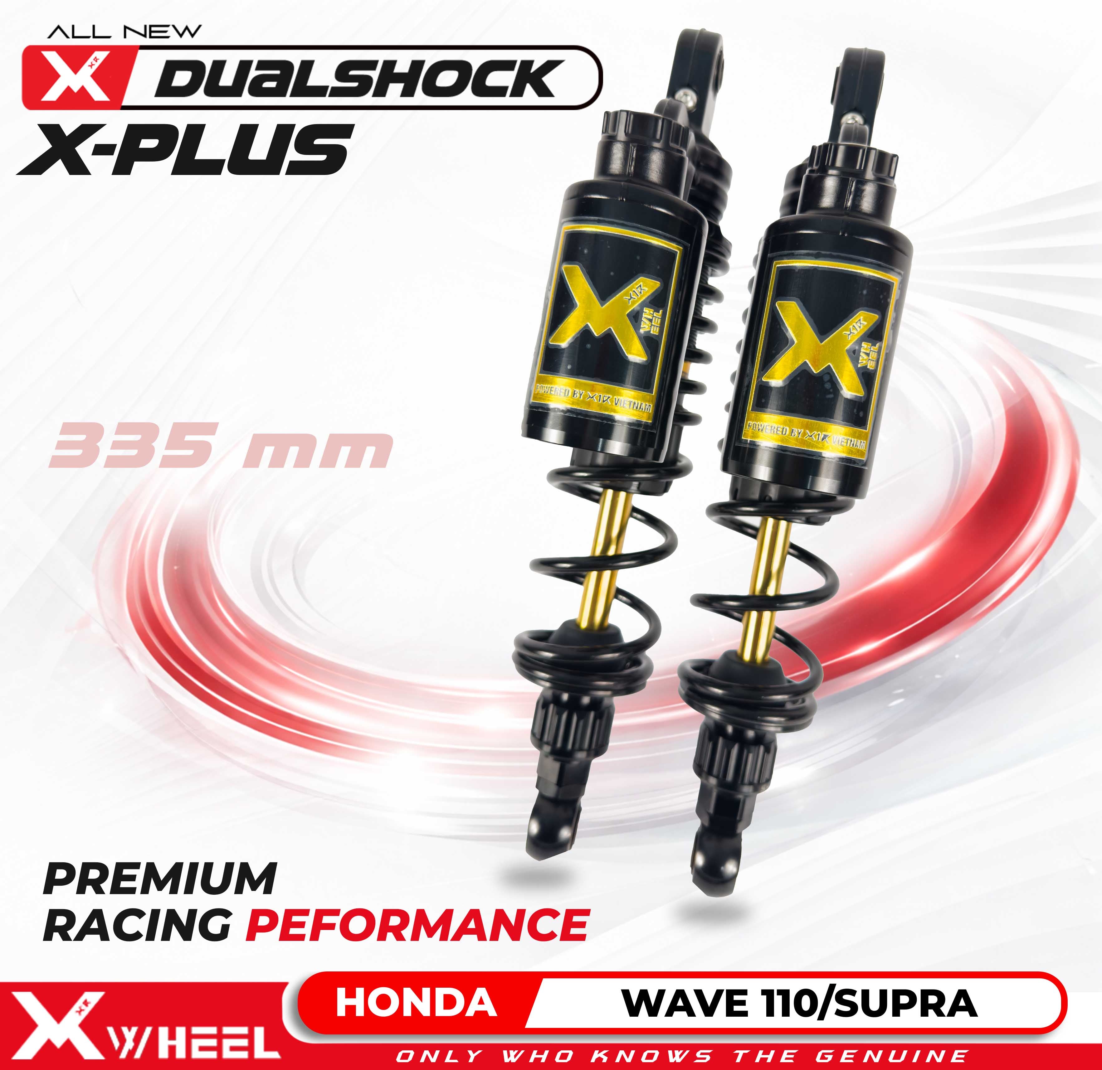 X-WHEEL Shock Breaker Dual O-Series X-Plus Supra 335MM Black Gold