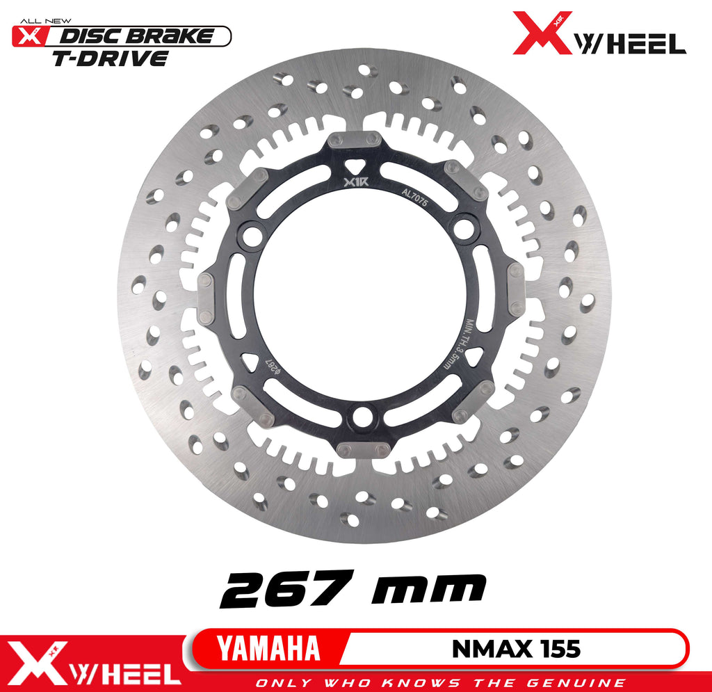 X-WHEEL T-Drive Brake Disc NMAX 155 267MM BlackGold
