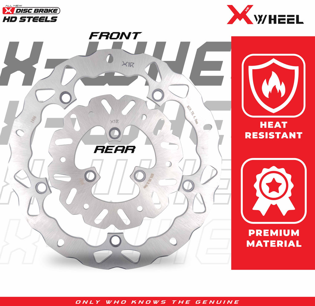 X-WHEEL Brake Disc Front/Rear Satria 290/190MM