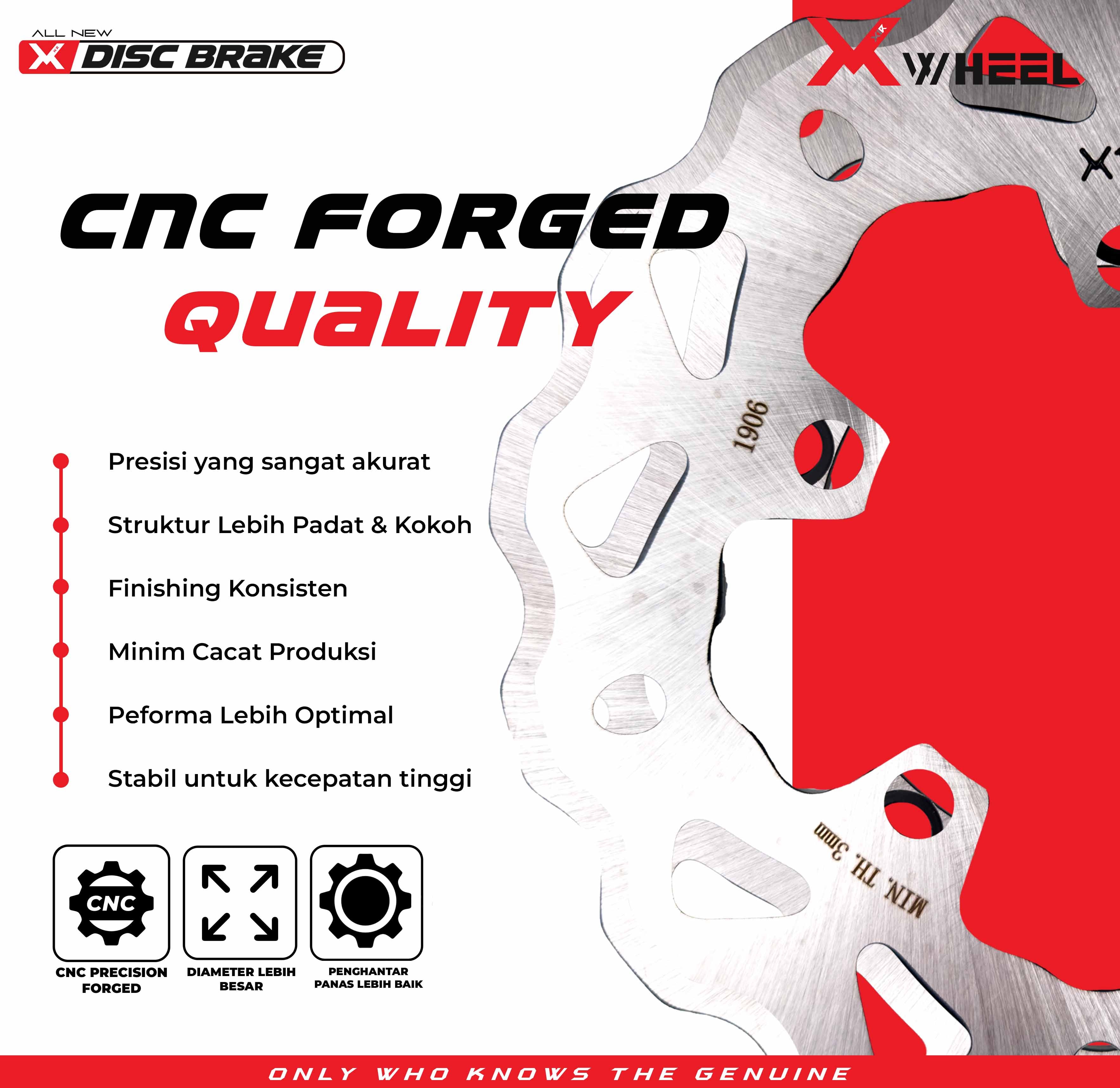 X-WHEEL Brake Disc Front/Rear MXKing 150 245/203MM