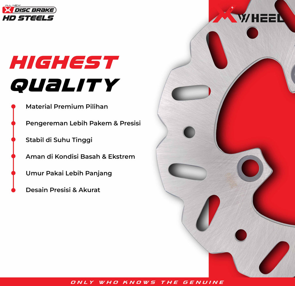 X-WHEEL Brake Disc Front/Rear Satria 290/190MM