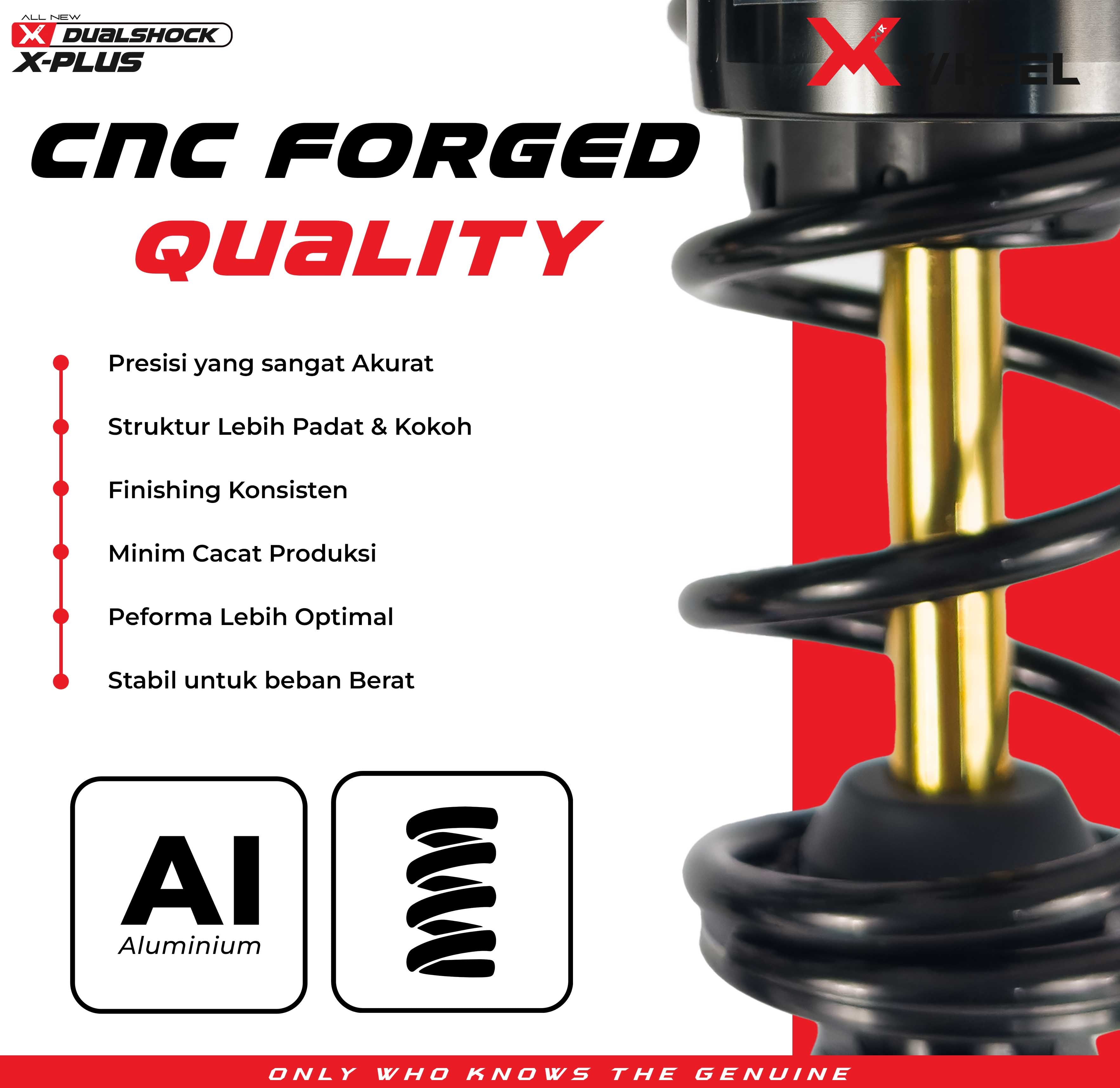 X-WHEEL Shock Breaker Dual O-Series X-Plus Supra 335MM Black Gold