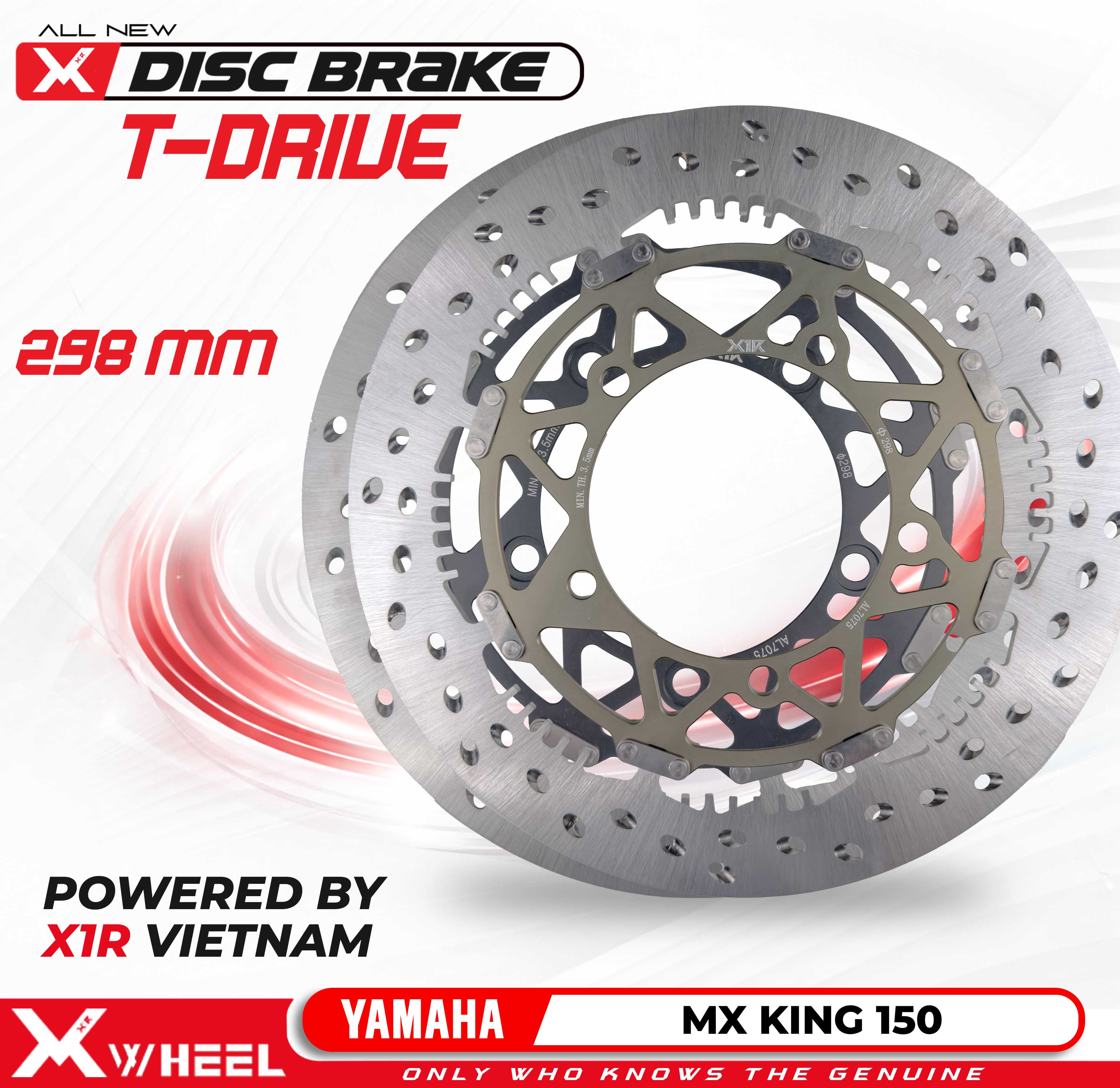 X-WHEEL T-Drive Brake Disc MXKing 150 298MM BlackGold