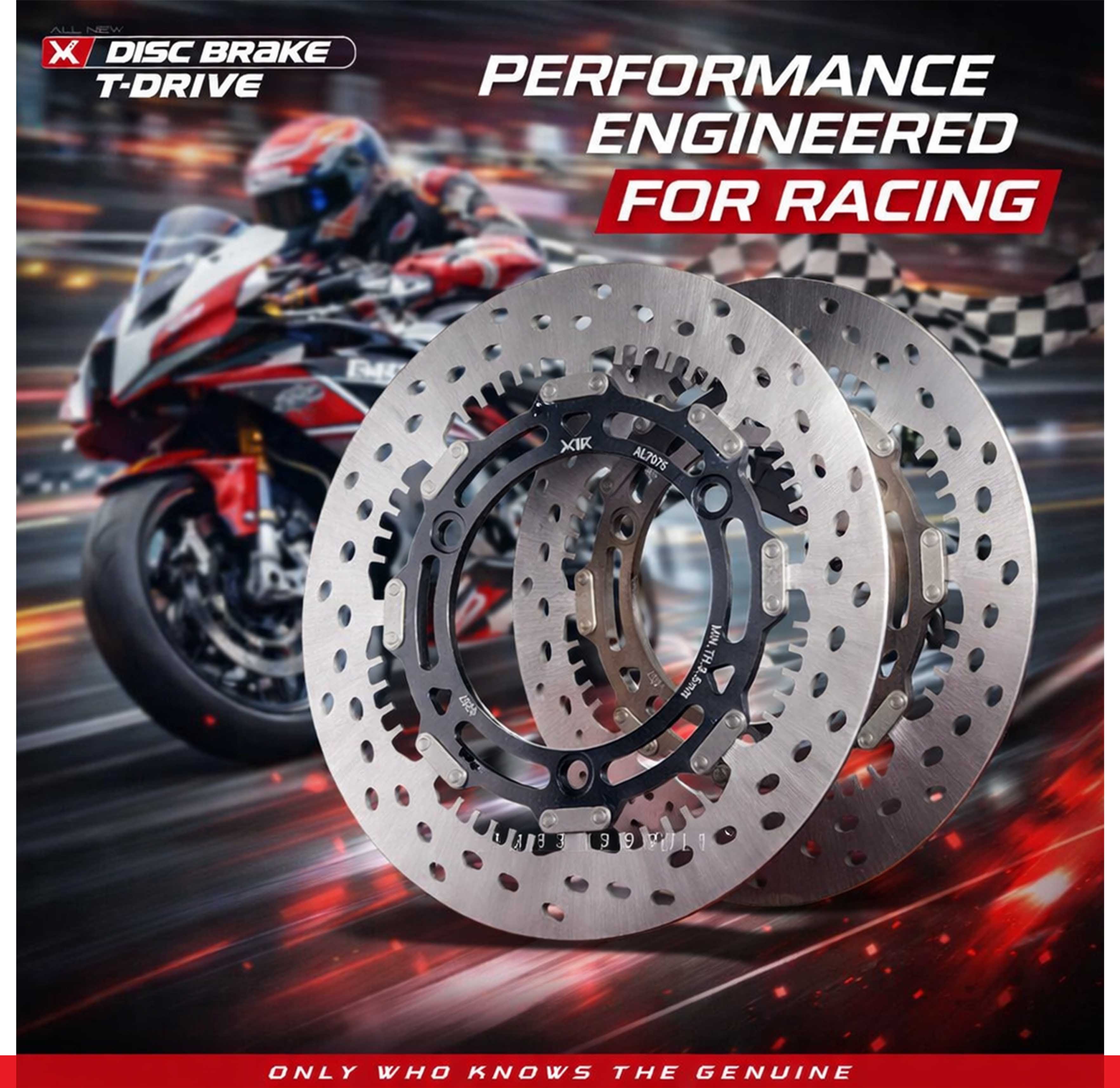 X-WHEEL T-Drive Brake Disc NMAX 155 267MM BlackGold