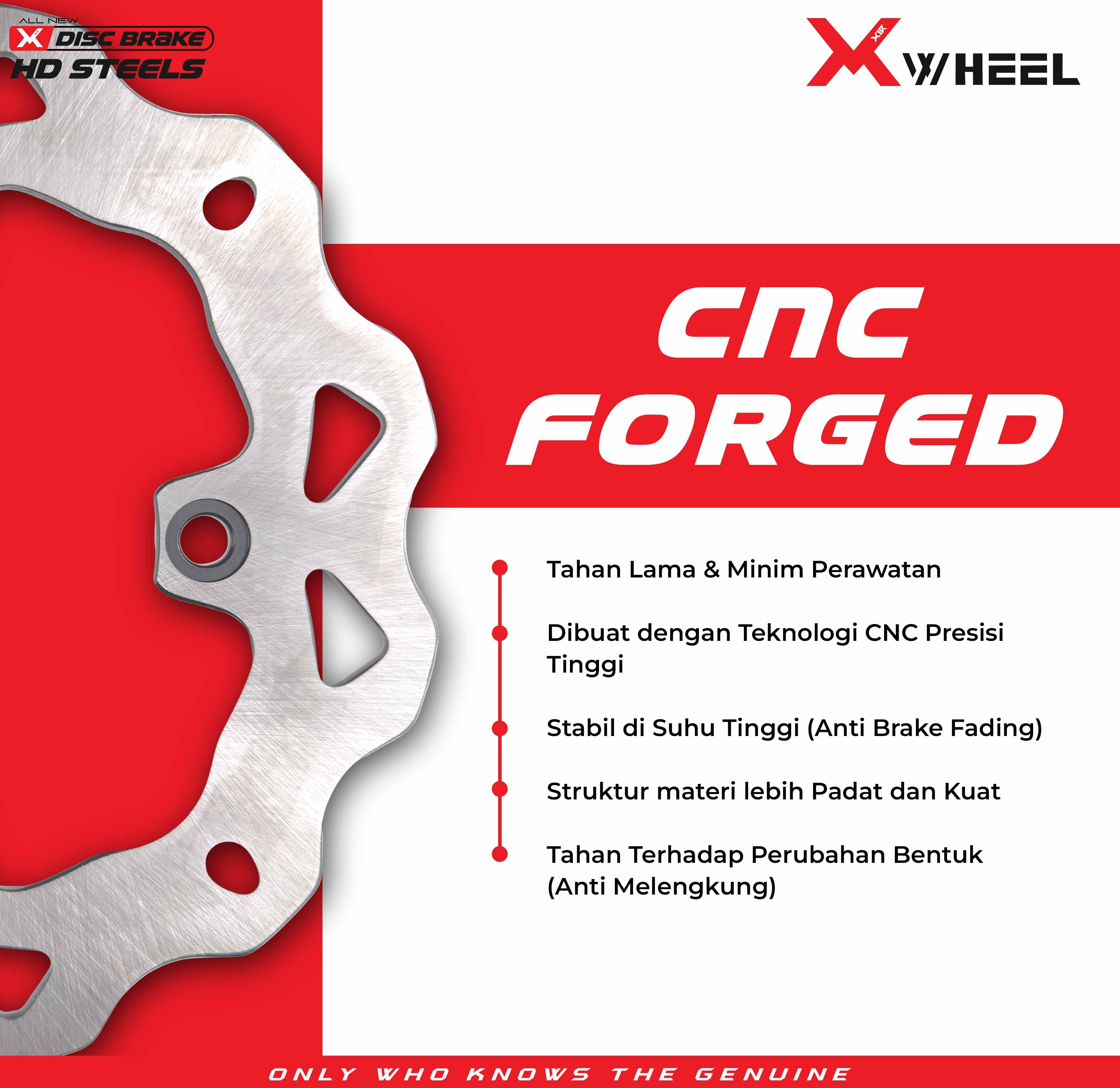 X-WHEEL Brake Disc Front/Rear Supra RS150 256/220MM