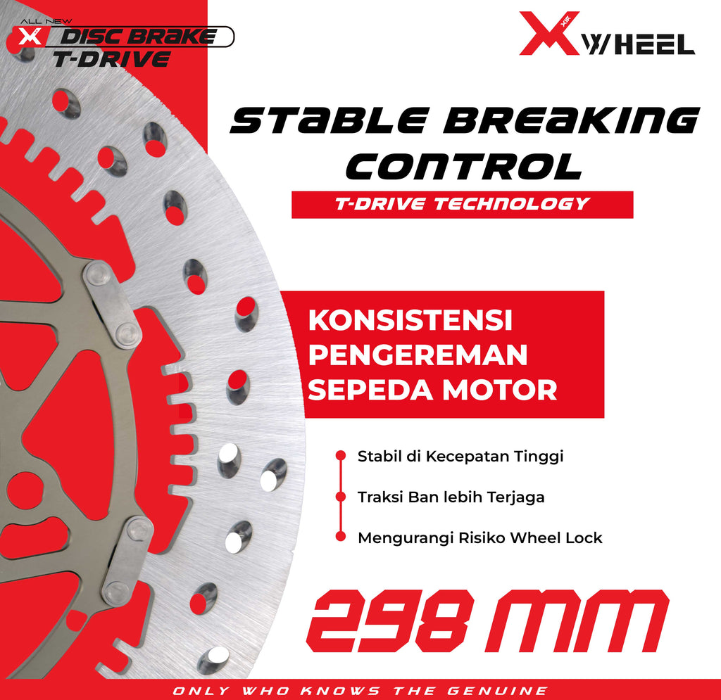 X-WHEEL T-Drive Brake Disc MXKing 150 298MM BlackGold