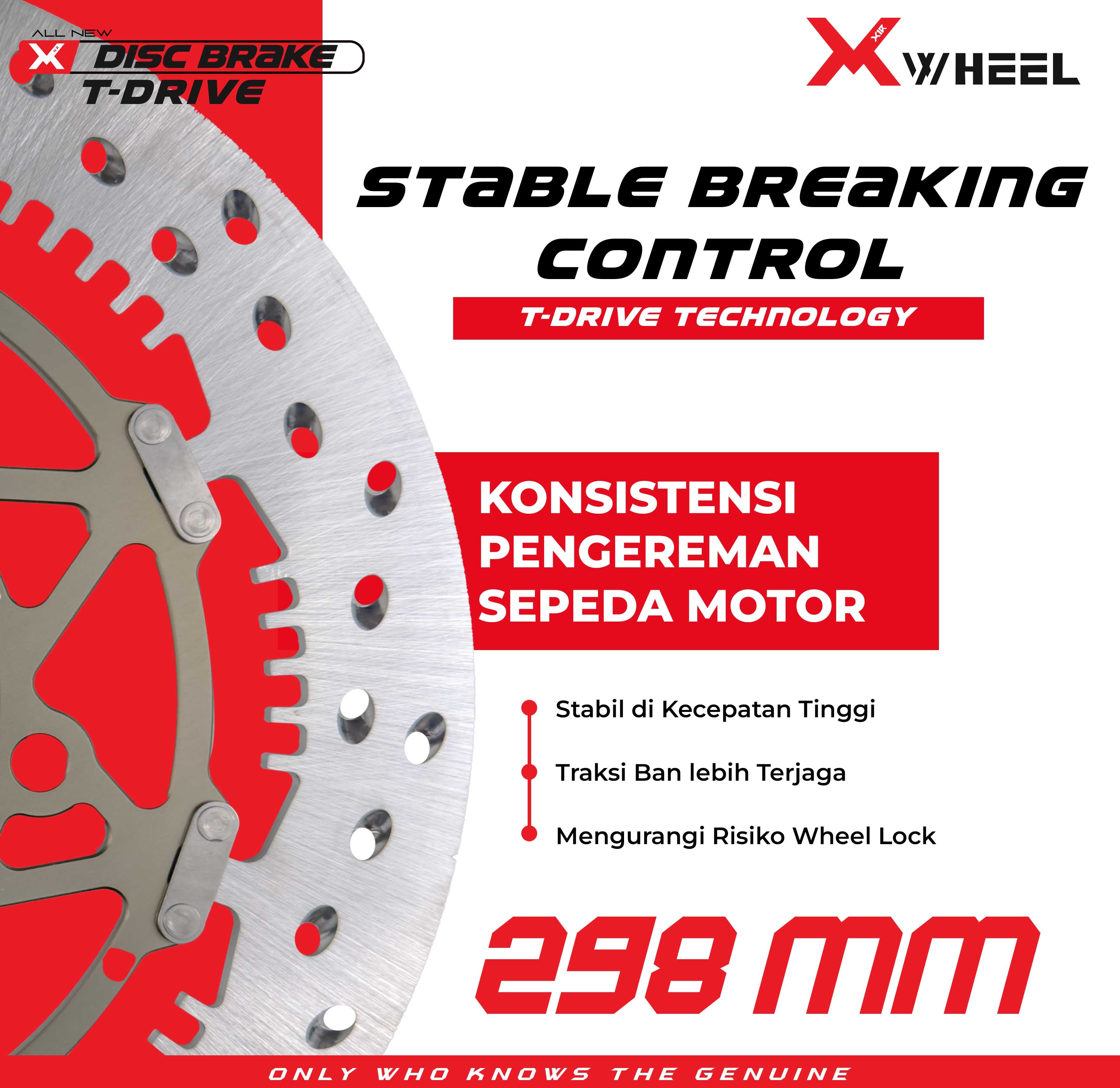 X-WHEEL T-Drive Brake Disc MXKing 150 298MM BlackGold