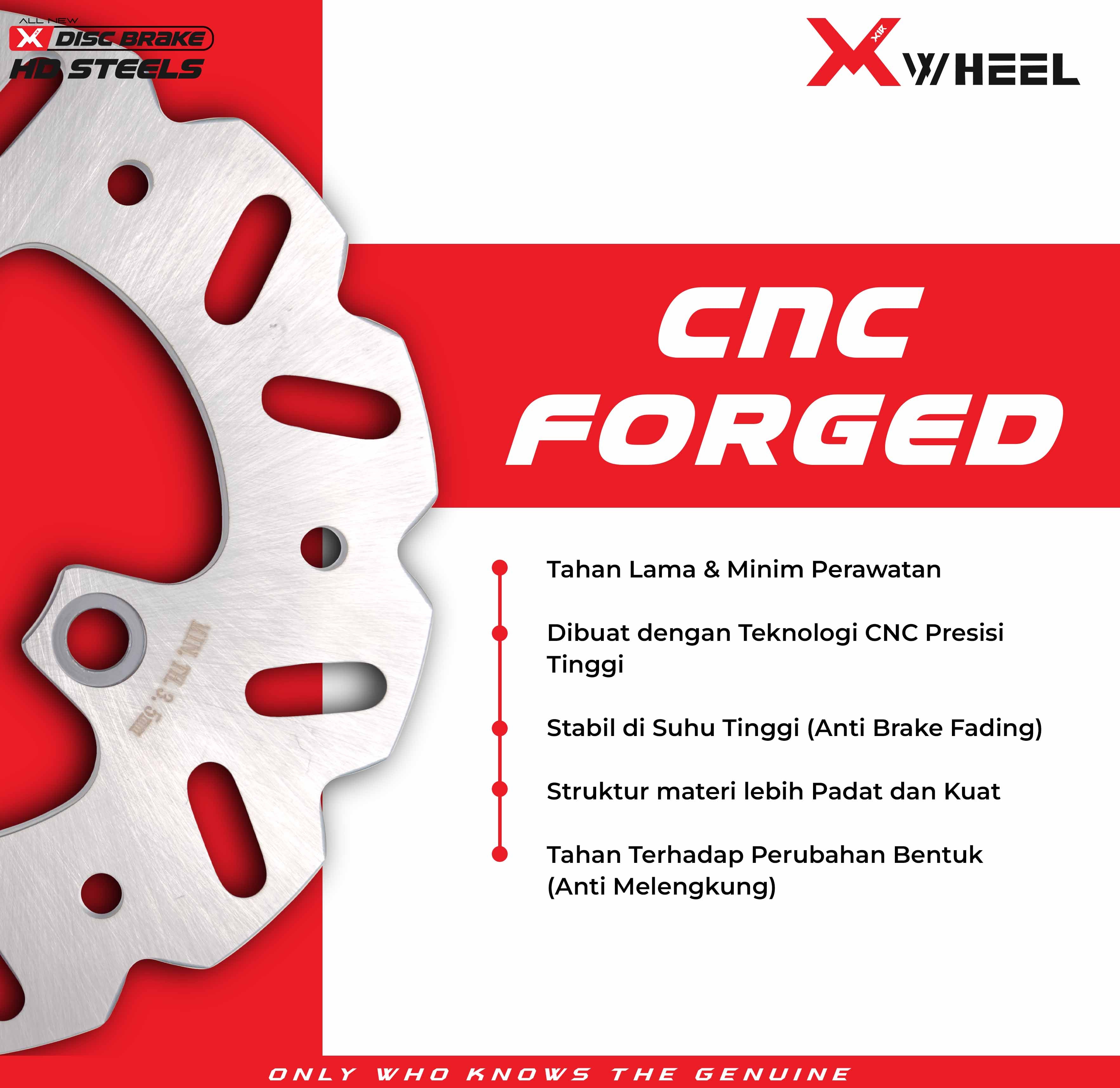 X-WHEEL Brake Disc Front/Rear Satria 290/190MM