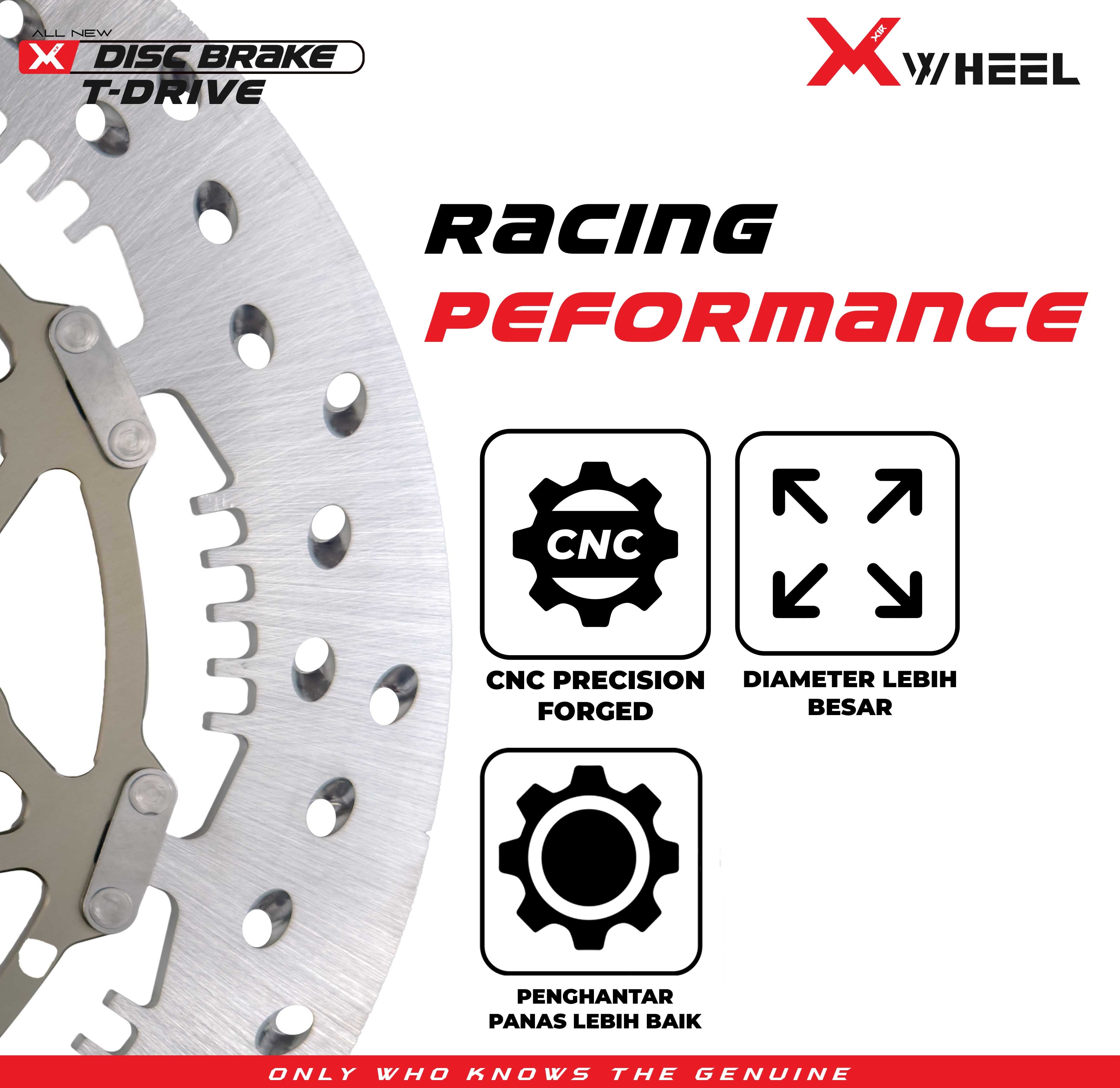 X-WHEEL T-Drive Brake Disc MXKing 150 298MM BlackGold