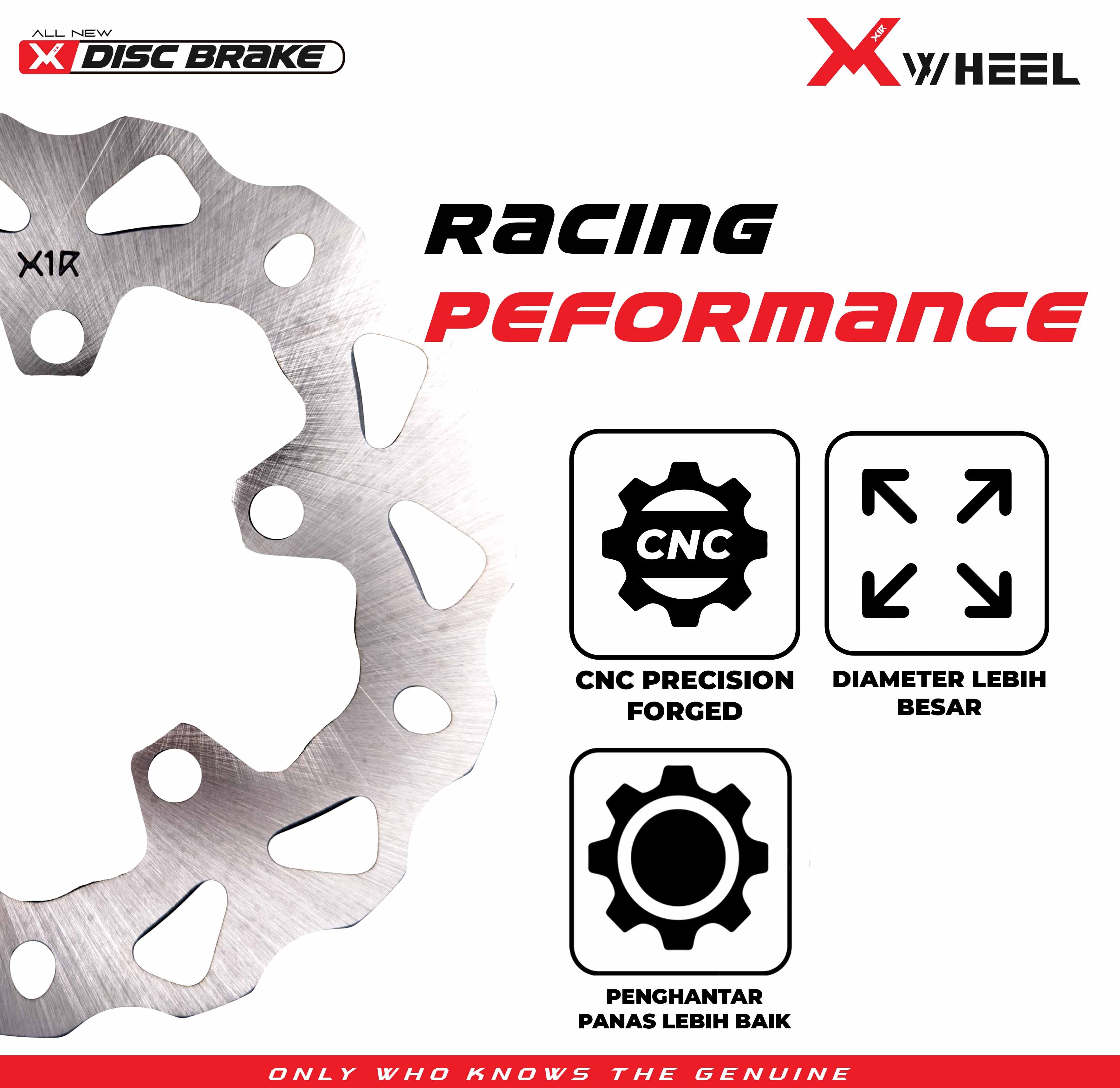 X-WHEEL Brake Disc Front/Rear MXKing 150 245/203MM