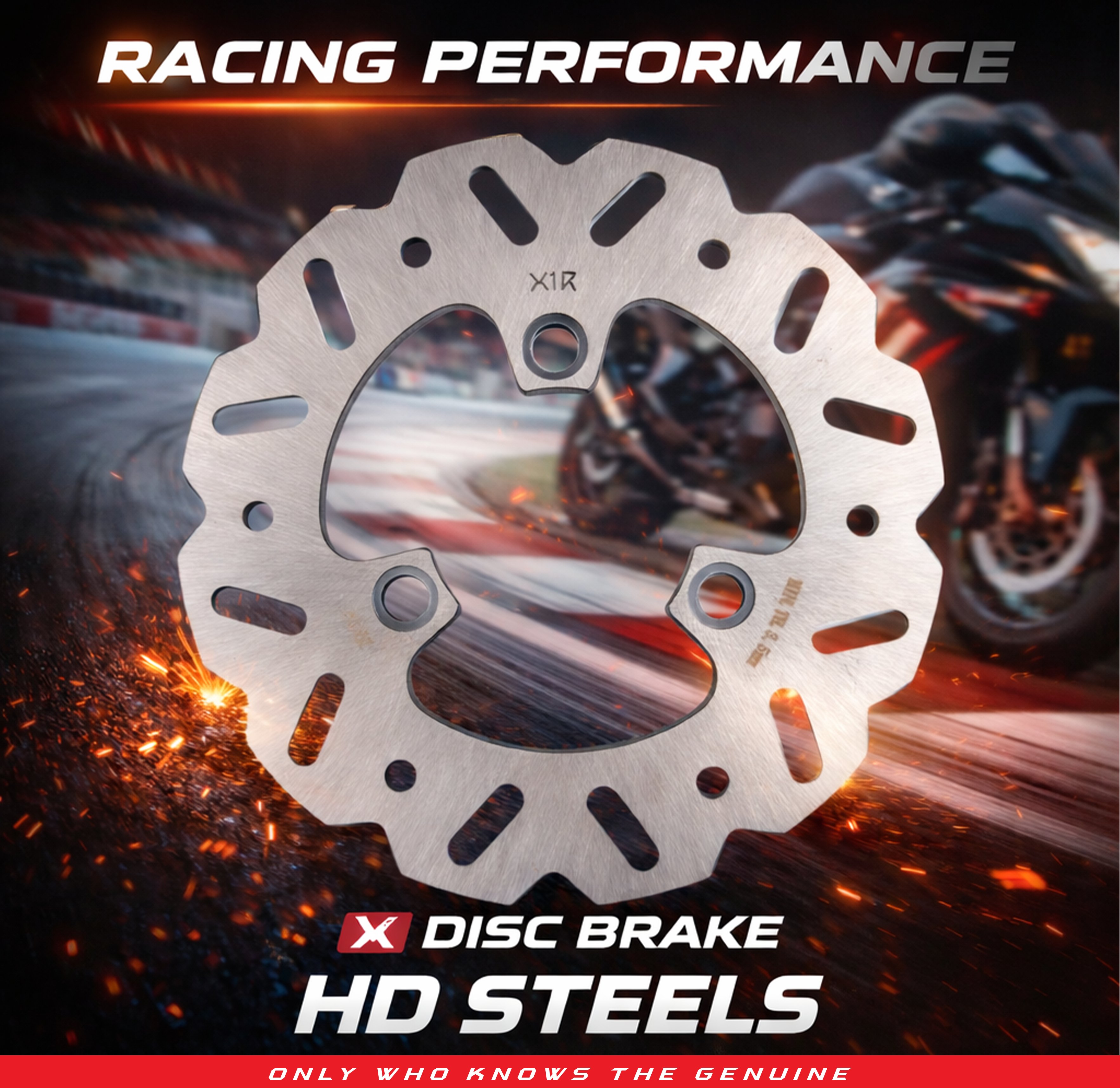 X-WHEEL Brake Disc Front/Rear Satria 290/190MM