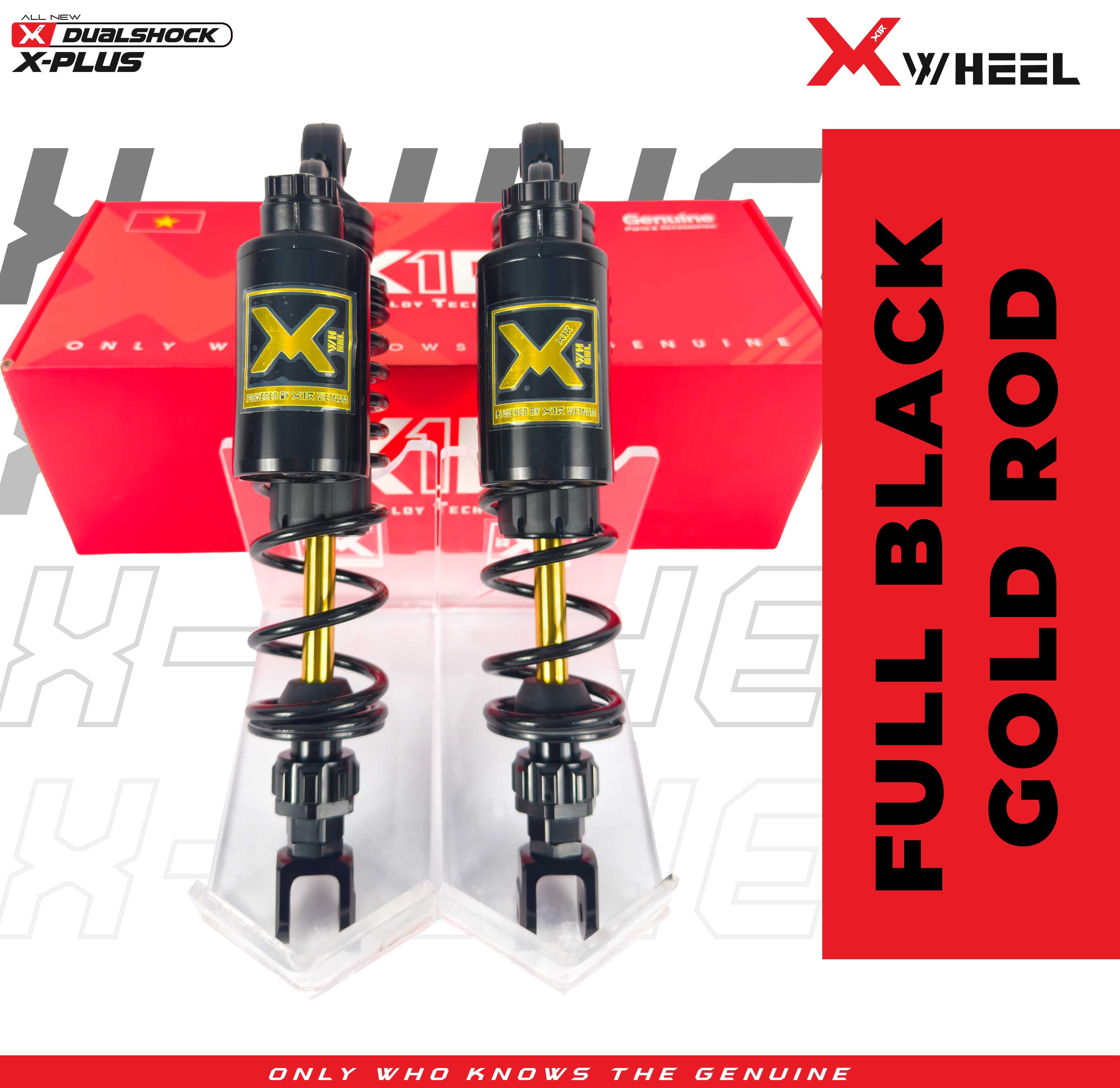 X-WHEEL Shock Breaker Dual O-Series X-Plus Supra 335MM Black Gold