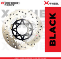 X-WHEEL T-Drive Brake Disc Right MXKING 135 220MM Black/Gold