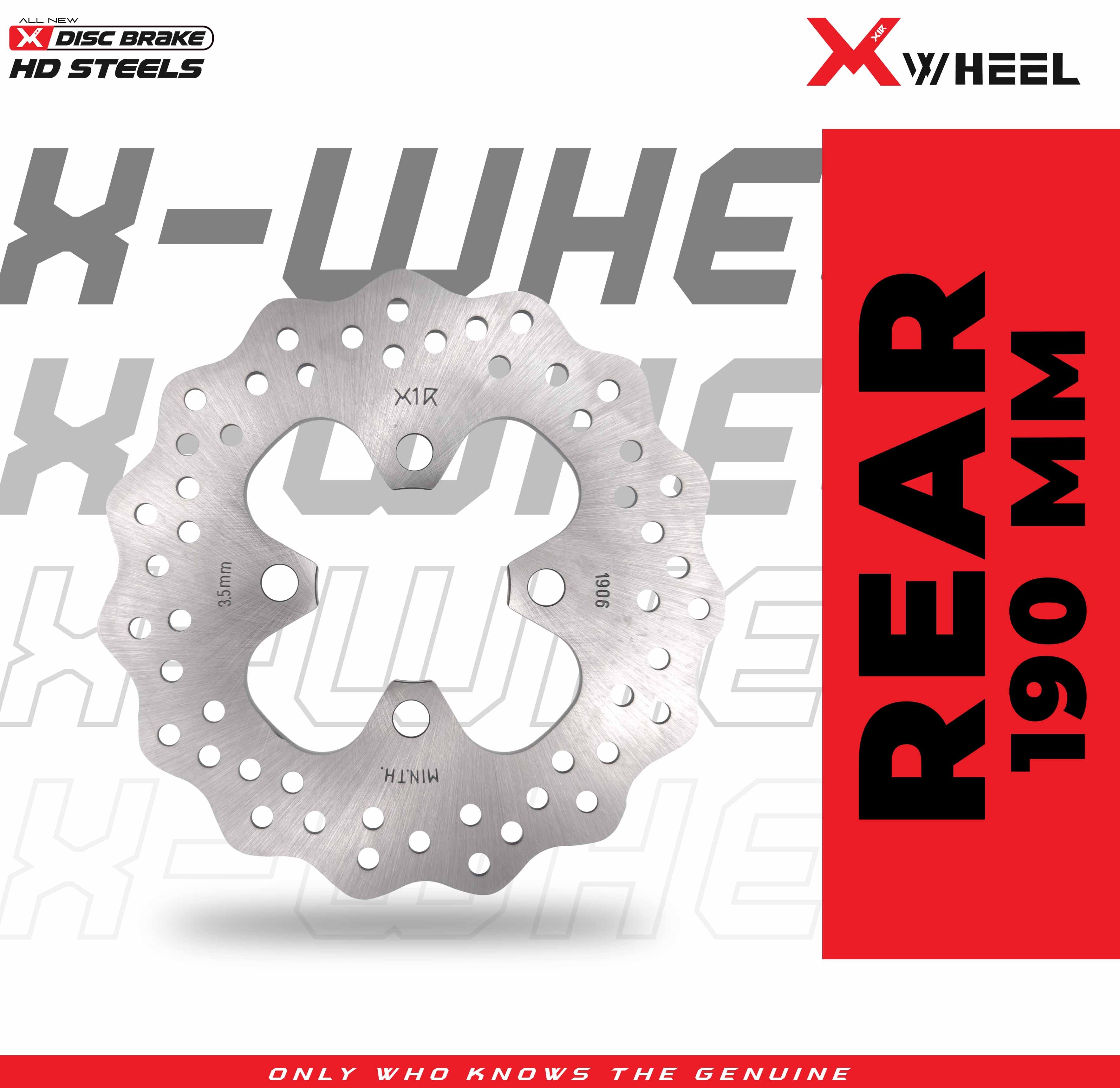 X-WHEEL Brake Disc Front/Rear Sonic 295/190MM