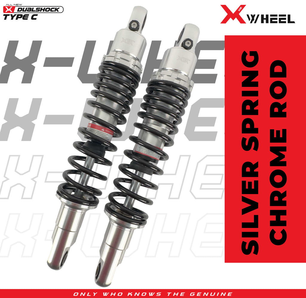 Shock Breaker Dual D-Series Type C Wave/Supra 125 335MM Black Gold/Black