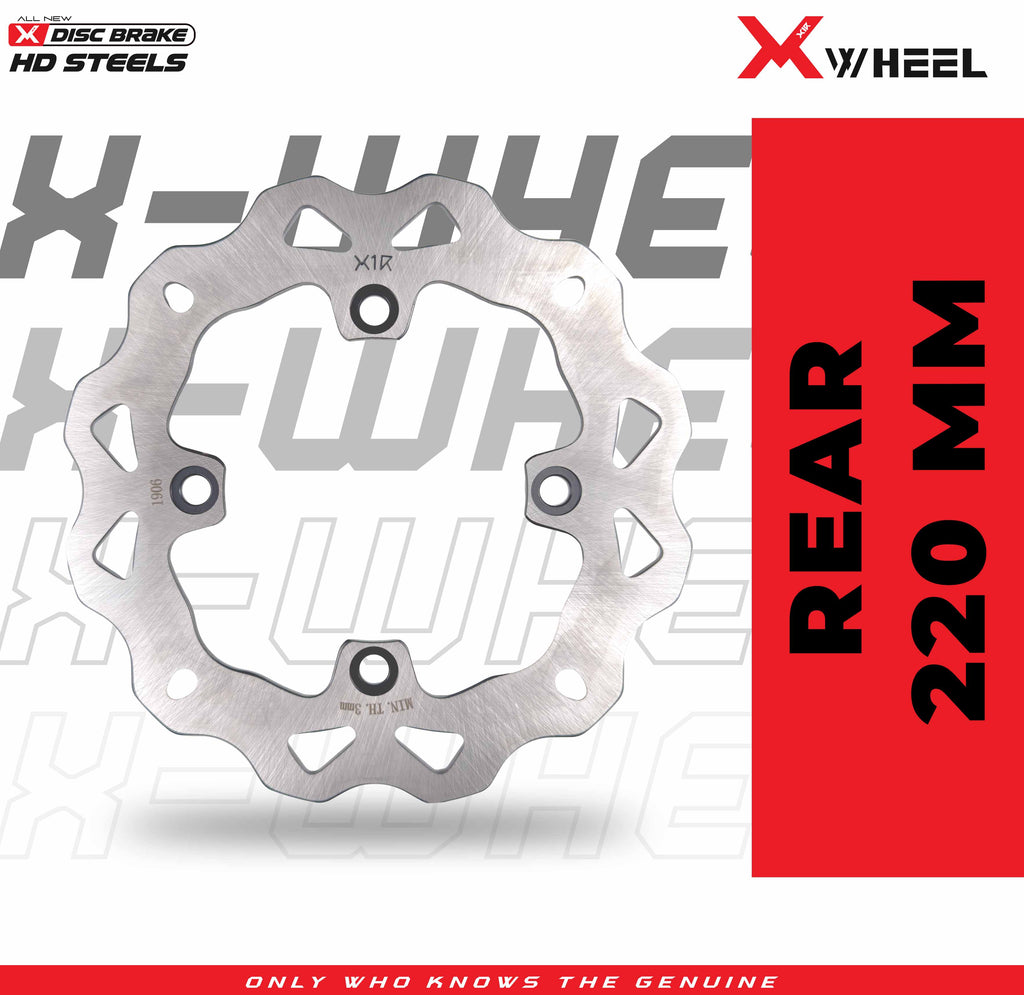 X-WHEEL Brake Disc Front/Rear Supra RS150 256/220MM