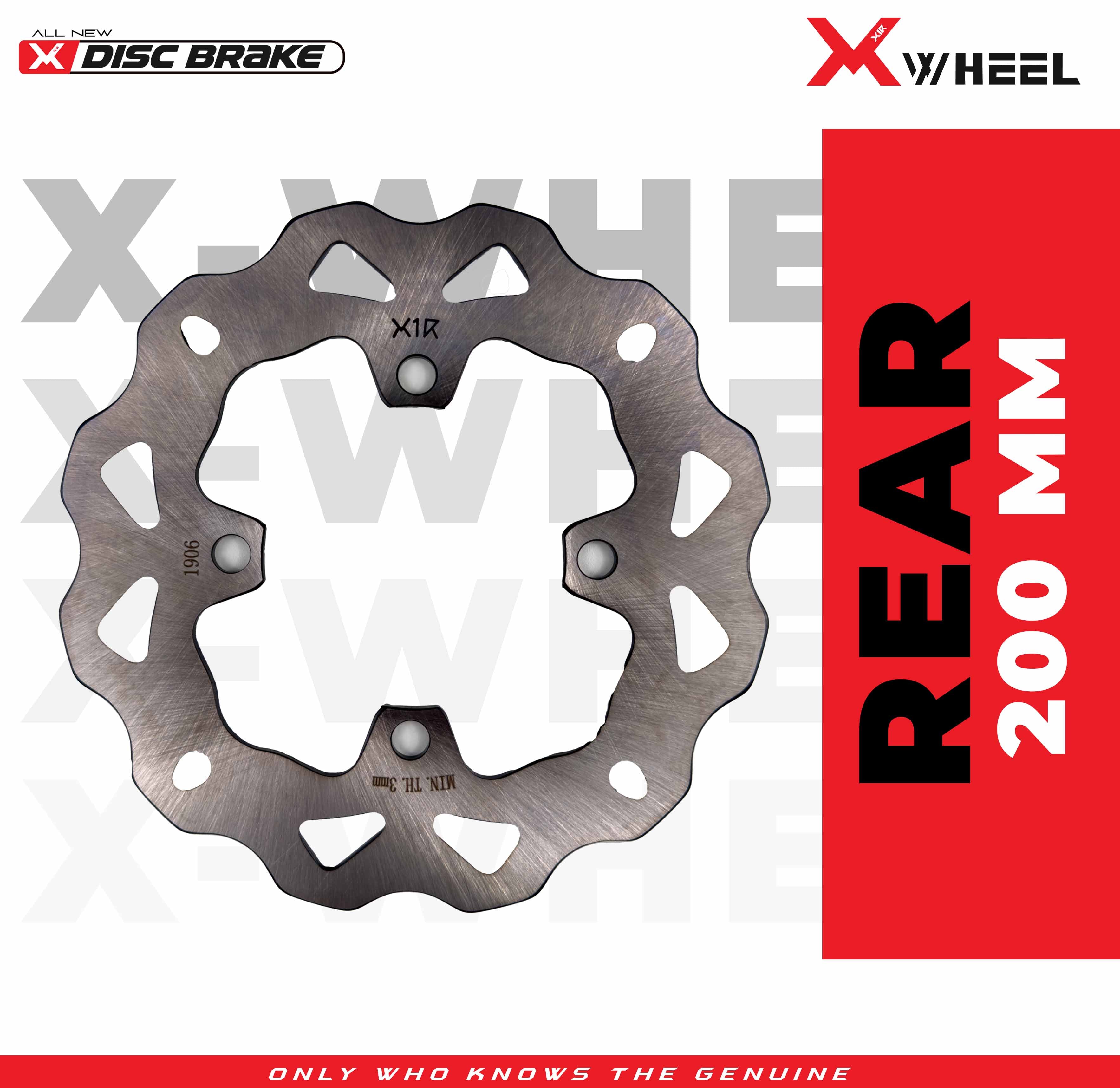X-WHEEL Brake Disc Front/Rear MXKing 135 220/200MM