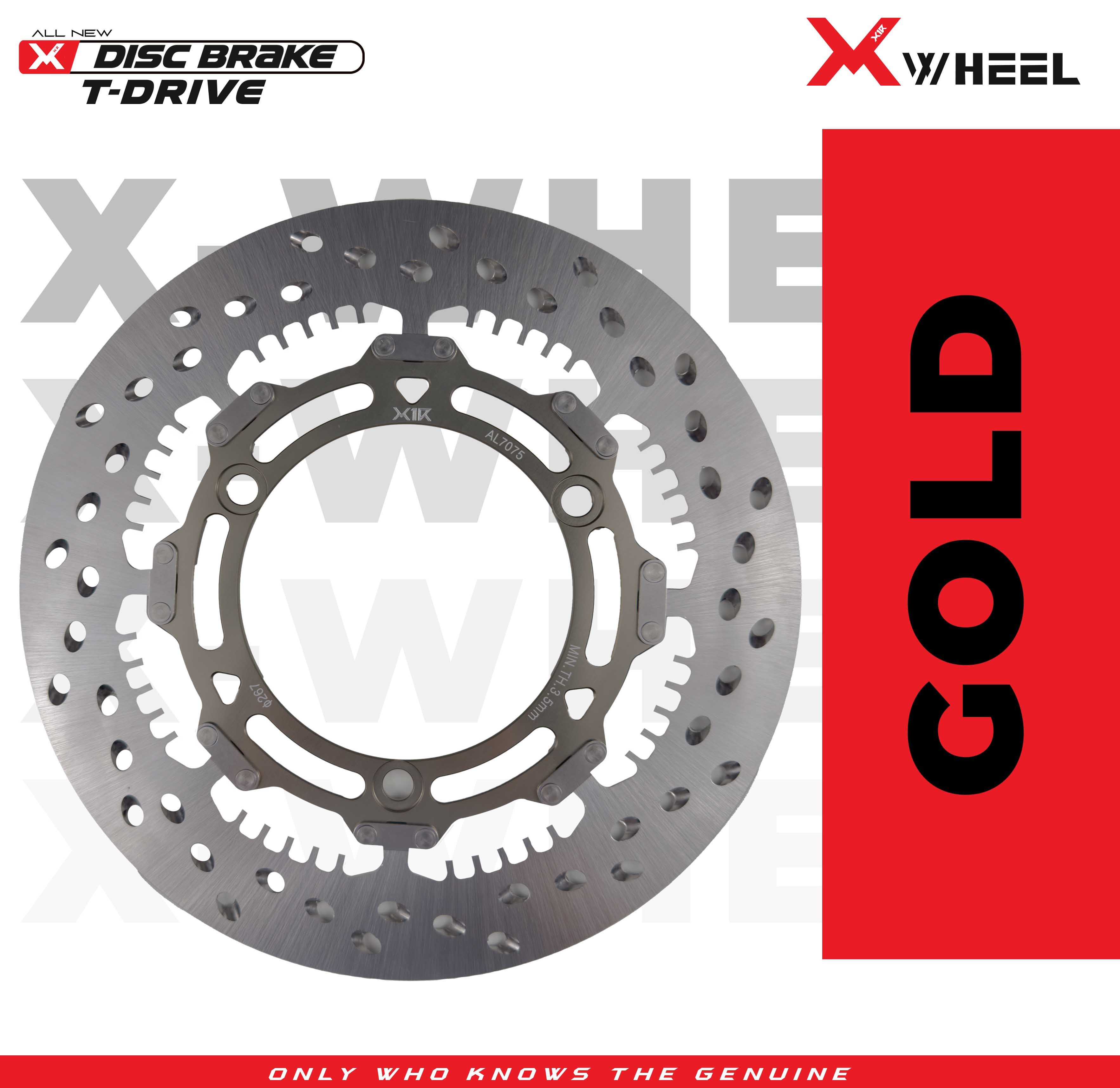 X-WHEEL T-Drive Brake Disc NMAX 155 267MM BlackGold